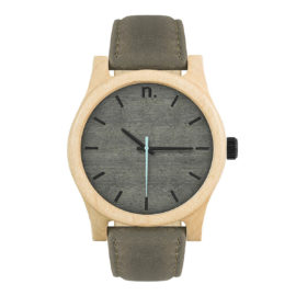 Pánske drevené hodinky Classic - Šedo čierne