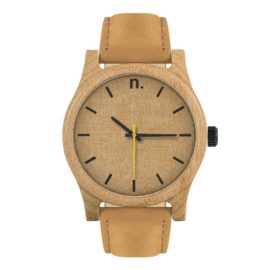 Pánske drevené hodinky Classic - Škoricovo béžové