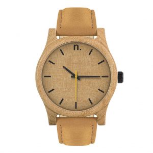 Pánske drevené hodinky Classic - Škoricovo béžové