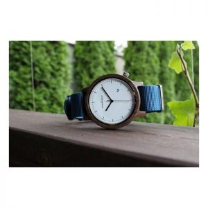 Pánske drevené hodinky - Spectro Blue