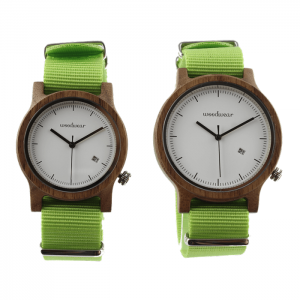 Pánske drevené hodinky - Spectro Lime