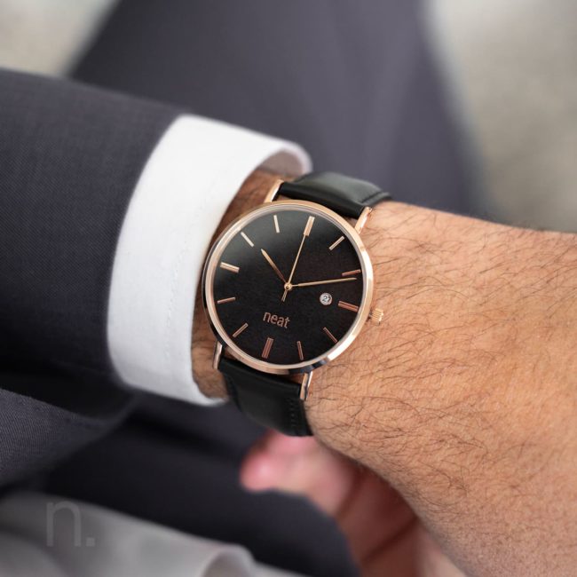 Pánske hodinky Elegant – Čierne