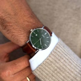 Pánske hodinky Elegant – Zelené