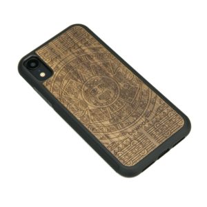 Drevený kryt Apple iPhone XR Aztecký kalendár Frake