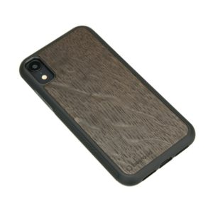 Drevený kryt Apple iPhone XR Tmavý dub