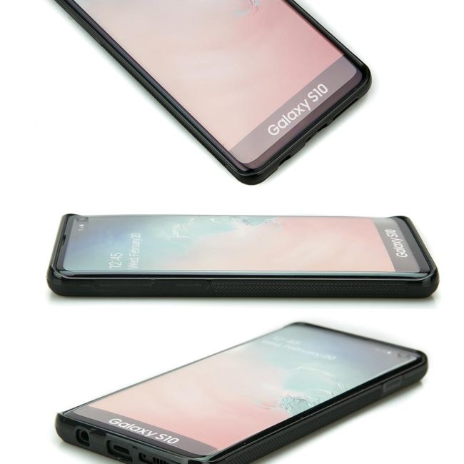 Drevený kryt Samsung Galaxy S10 Kompas Merbau biely