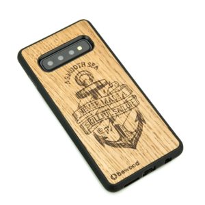 Drevený kryt Samsung Galaxy S10+ Námorník Dub
