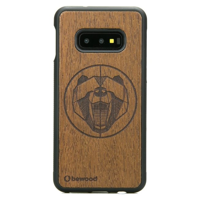 Drevený kryt Samsung Galaxy S10e Medveď Merbau