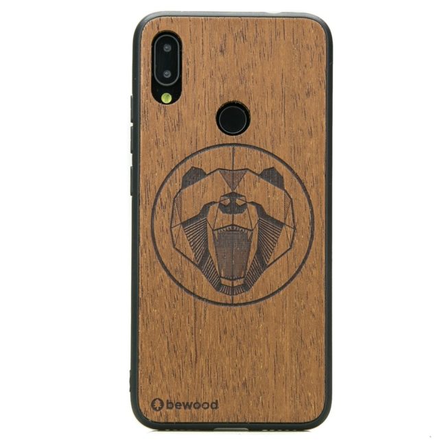 Drevený kryt Xiaomi Redmi Note 7 Medveď Marbau Wood Case