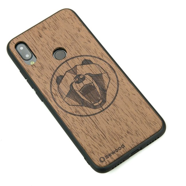 Drevený kryt Xiaomi Redmi Note 7 Medveď Marbau Wood Case