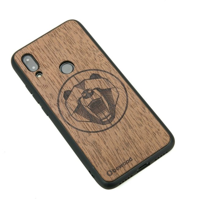 Drevený kryt Xiaomi Redmi 7 Medveď Marbau Wood Case
