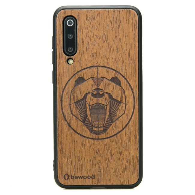 Drevený kryt Xiaomi Mi 9 SE Medveď Marbau Wood Case