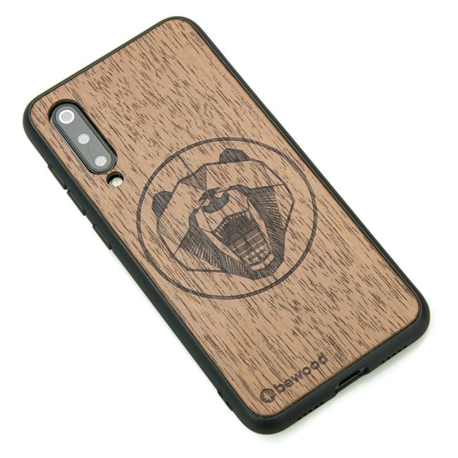 Drevený kryt Xiaomi Mi 9 SE Medveď Marbau Wood Case