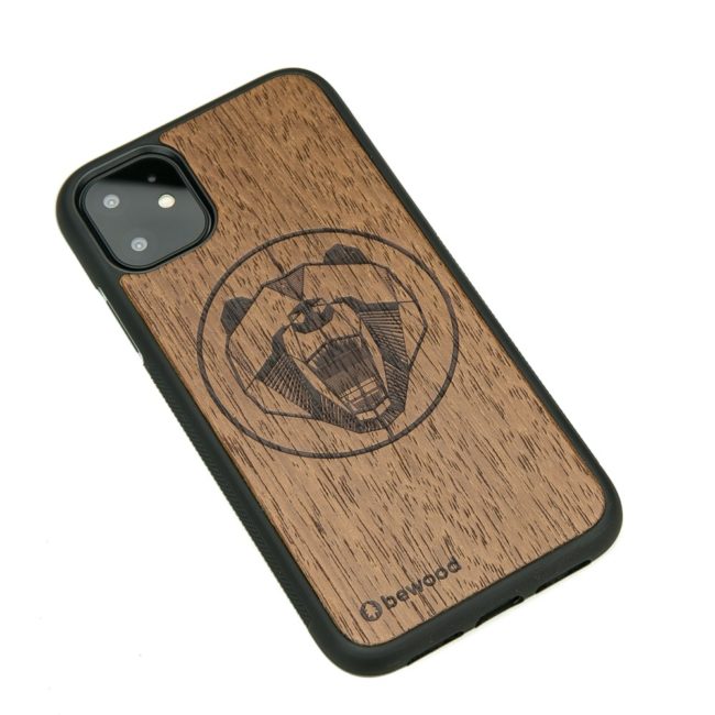 iPhone 11 Medveď Marbau Wood Case