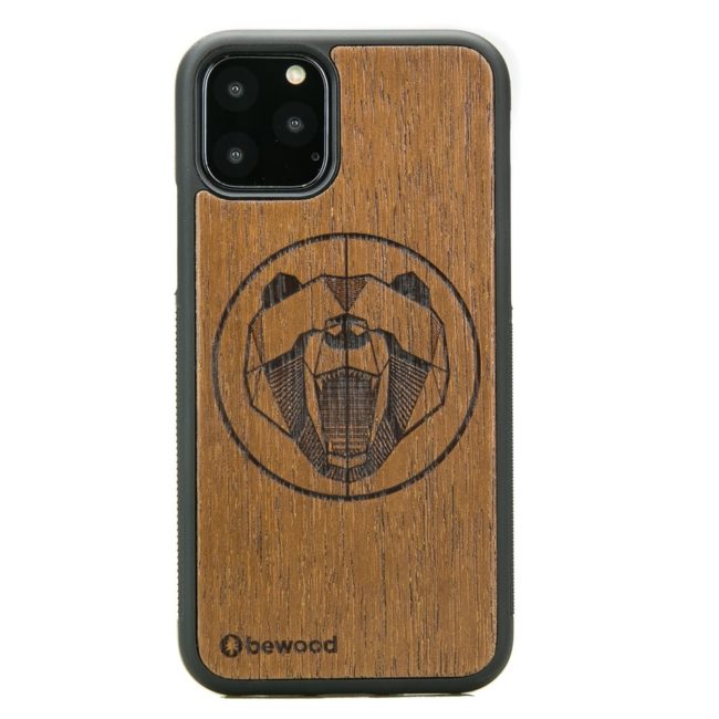 iPhone 11 PRO Medveď Marbau Wood Case