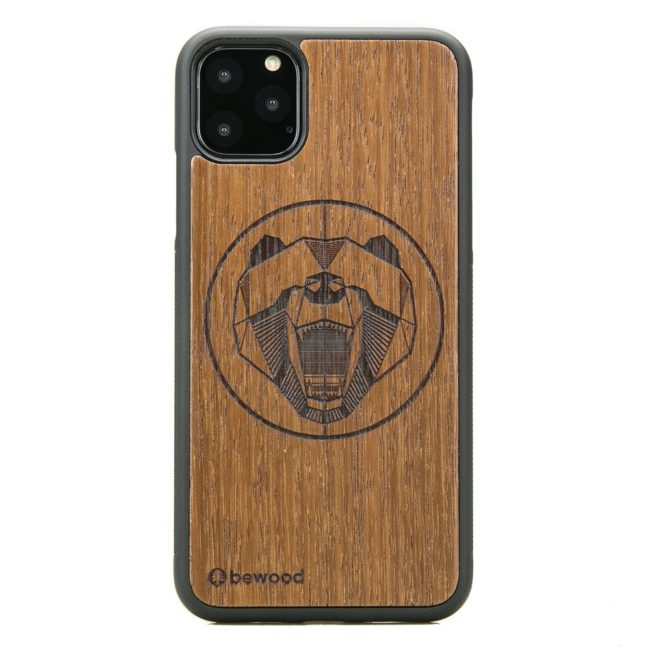 iPhone 11 PRO MAX Medveď Marbau Wood Case