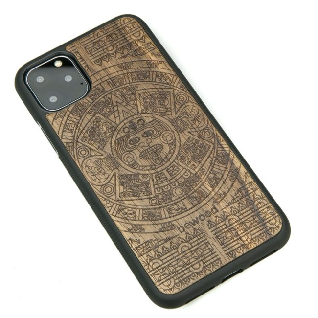 iPhone 11 PRO MAX Aztecký kalendár Limba Wood Case