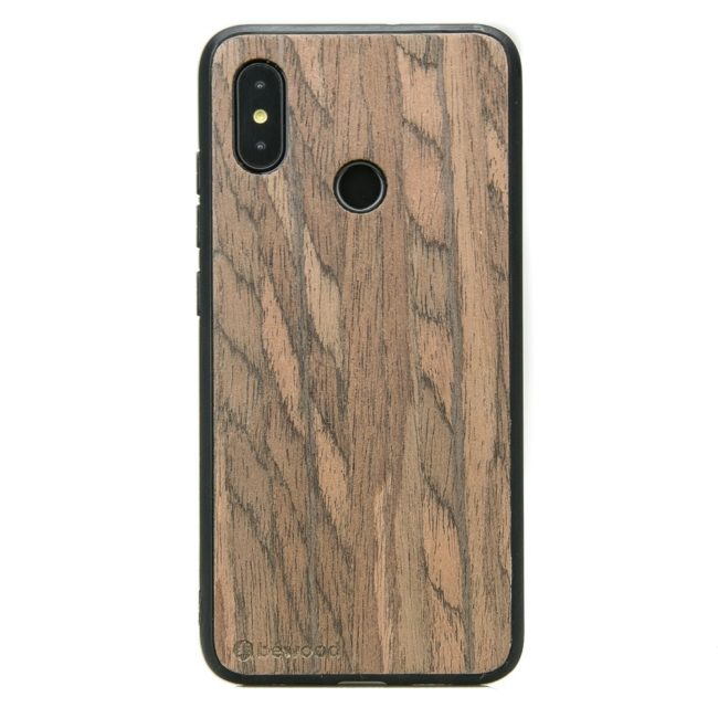 Drevený kryt Xiaomi Mi 8 Tmavý orech