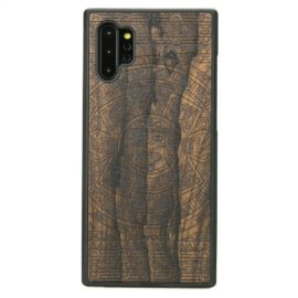 Drevený kryt Samsung Galaxy Note 10+ Aztecký kalendár Ziricote