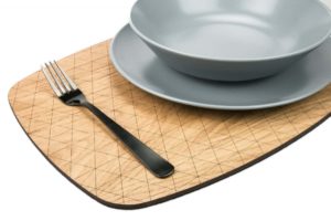 Drevené stolové prestieranie - Dub - Veľké - 4ks