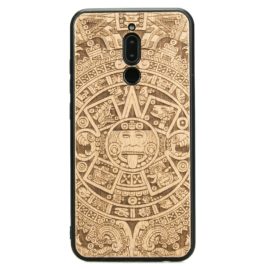 Drevený kryt Xiaomi Redmi 8 Aztecký kalendár Anigre