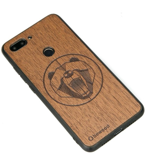 Drevený kryt Xiaomi Mi 8 Lite Medveď Marbau Wood Case
