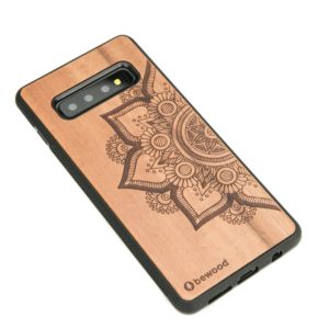 Drevený kryt Samsung Galaxy S10+ Mandala Jabloň