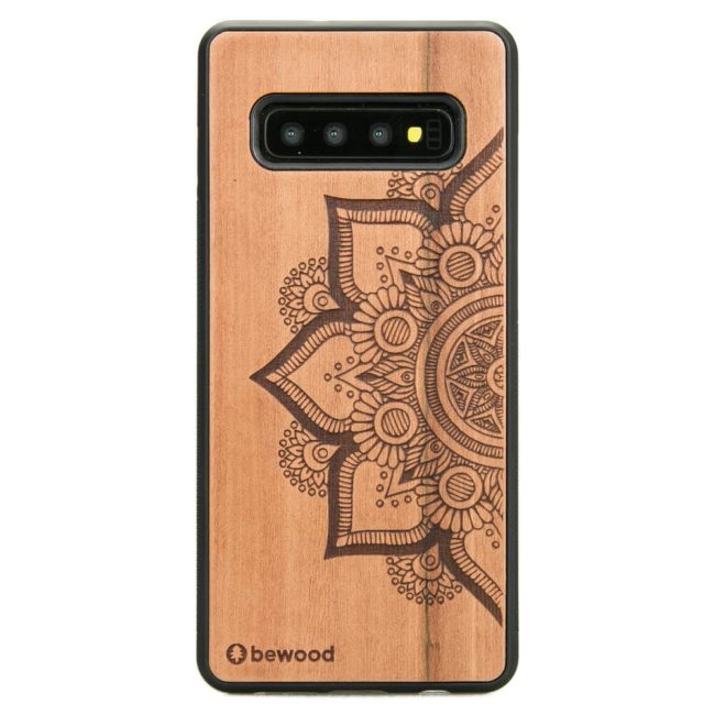 Drevený kryt Samsung Galaxy S10 Mandala Jabloň