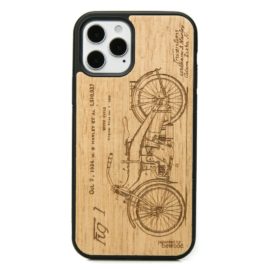 Drevený kryt Apple iPhone 12 / 12 Pro Harley Patent Anigre