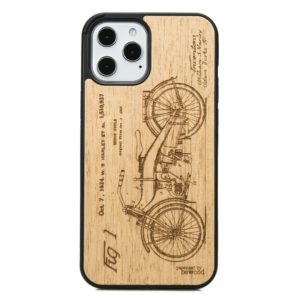 Drevený kryt Apple iPhone 12 Pro Max Harley Patent Anigre