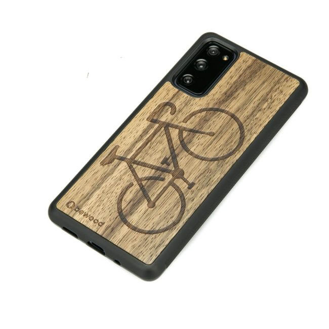 Drevený kryt Samsung Galaxy S20 FE Bicykel Frake