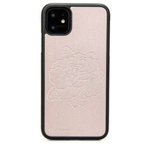 Drevený kryt iPhone 11 Pro Max - Lady Ružová ruža