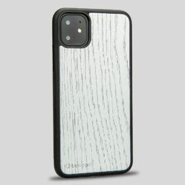 Drevený kryt iPhone 11 Pro Max - Lady Strieborná
