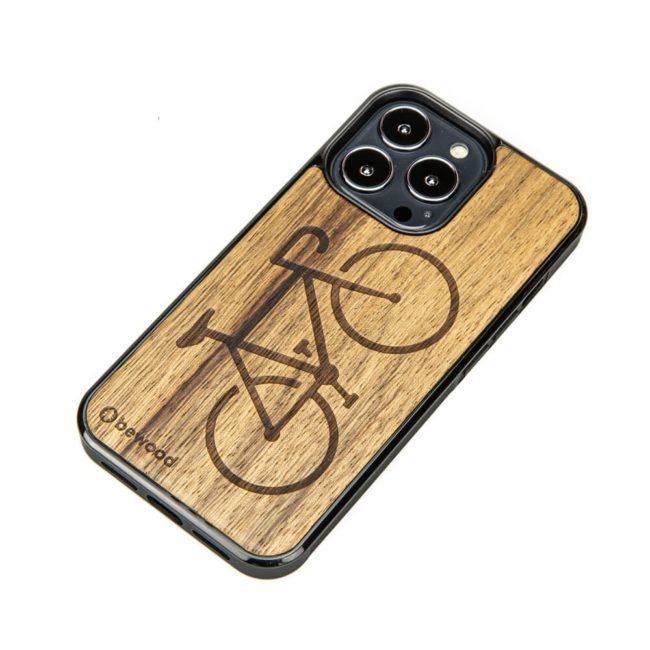 Drevený kryt Apple iPhone 13 Pro Bicykel Frake