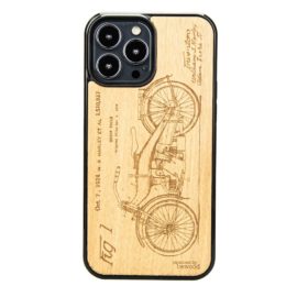 Drevený kryt Apple iPhone 13 Pro Max Harley Patent Anigre