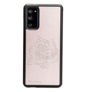 Drevený kryt Samsung Galaxy S20 FE - Lady Ružová ruža