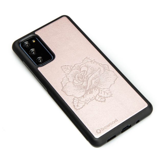 Drevený kryt Samsung Galaxy S20 FE - Lady Ružová ruža