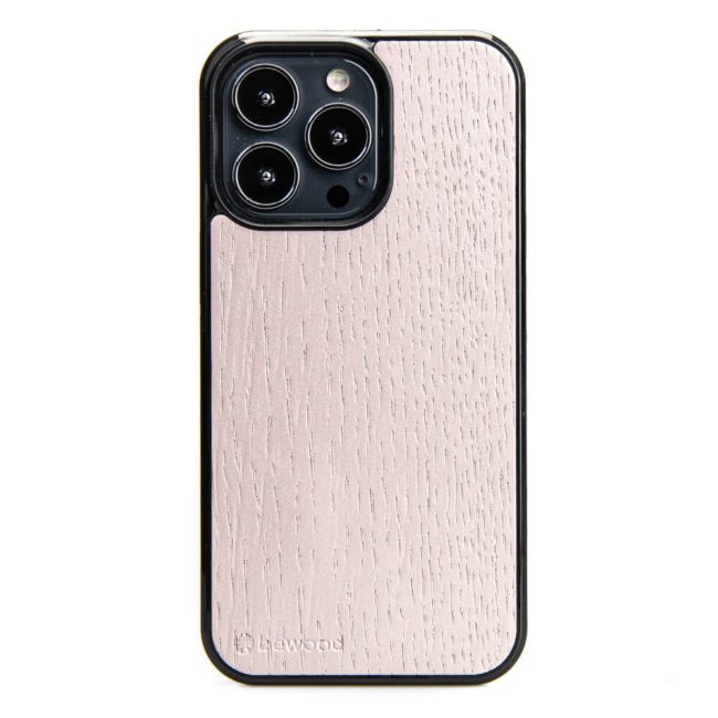 Drevený kryt iPhone 13 Pro - Lady Ružová