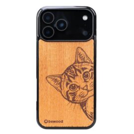 Drevený kryt na iPhone 17 Pro MaxMačka MERBAU