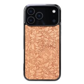Drevený kryt na iPhone 17 Pro Max Listy Jabloň