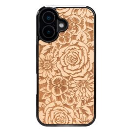Drevený kryt na iPhone 17 Ruže ANIEGRE