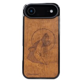 Drevený kryt na iPhone 17 Air Vlk IMBUIA