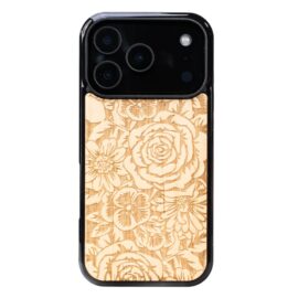 Drevený kryt na iPhone 17 Pro Ruže ANIEGRE