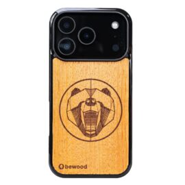 Drevený kryt na iPhone 17 Pro Medveď MERBAU