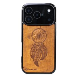 Drevený kryt na iPhone 17 Pro Lapač snov IMBUIA