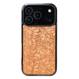 Drevený kryt na iPhone 17 Pro Listy Jabloň