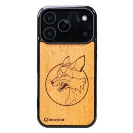 Drevený kryt na iPhone 17 Pro Líška MERBAU