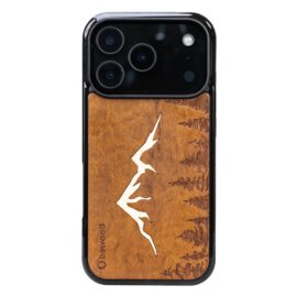Drevený kryt na iPhone 17 Pro Hory IMBUIA