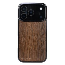Drevený kryt na iPhone 17 Pro Dub Tmavý