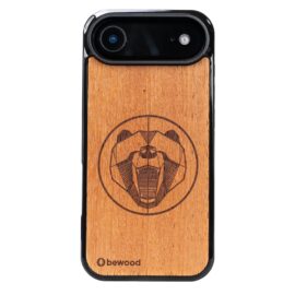 Drevený kryt na iPhone 17 Air Medveď MERBAU